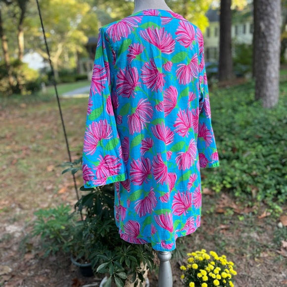 Lilly Pulitzer 🏝️ Kissue Flower Power Tunic, Small, EUC - Picture 4 of 9